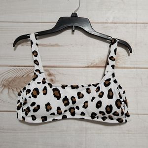 Cheetah Print Swimsuit Top